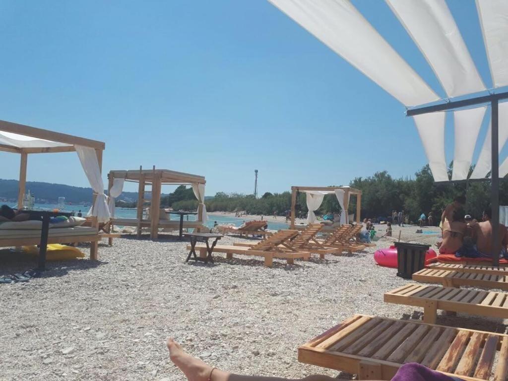 Villa Fides With Private Pool, Garden And Sea View Kaštel Novi Exterior foto
